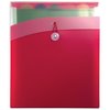 Better Office Products Vertical Expanding Backpack File, 6 Pockets, Letter Size, Color Will Vary - Red, Blue, or Black 59570